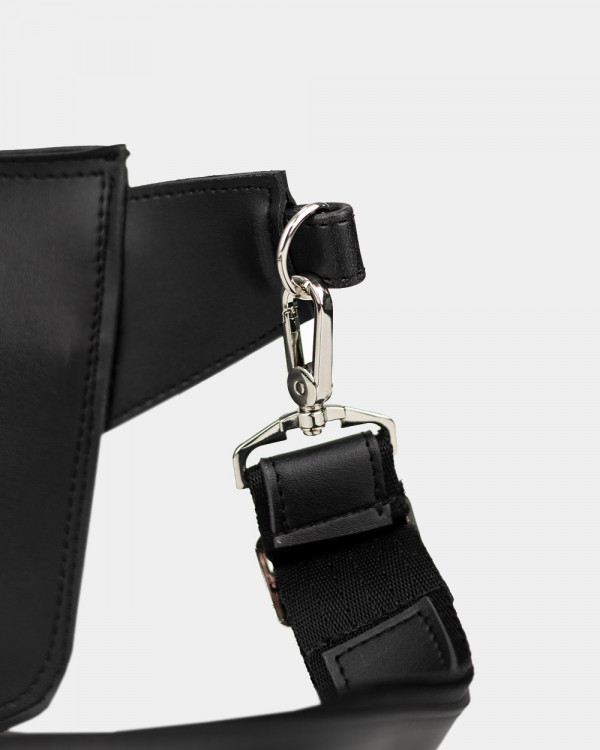 “VINTAGE BAG” ECO LEATHER, BLACK