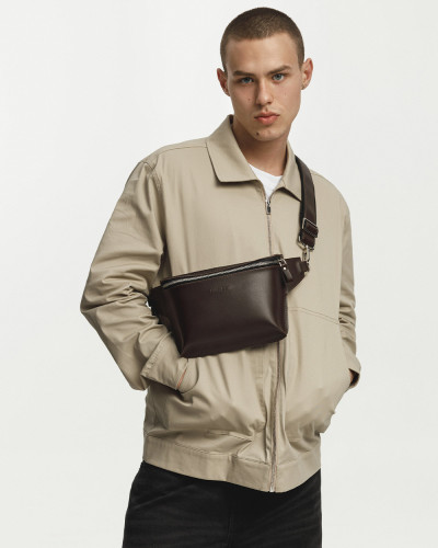 “VINTAGE BAG” ECO LEATHER, BROWN