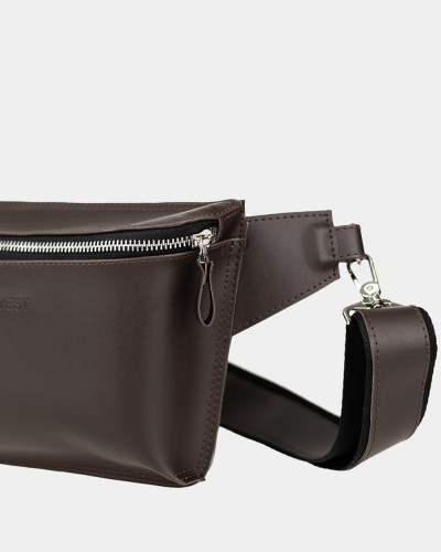 “VINTAGE BAG” ECO LEATHER, BROWN