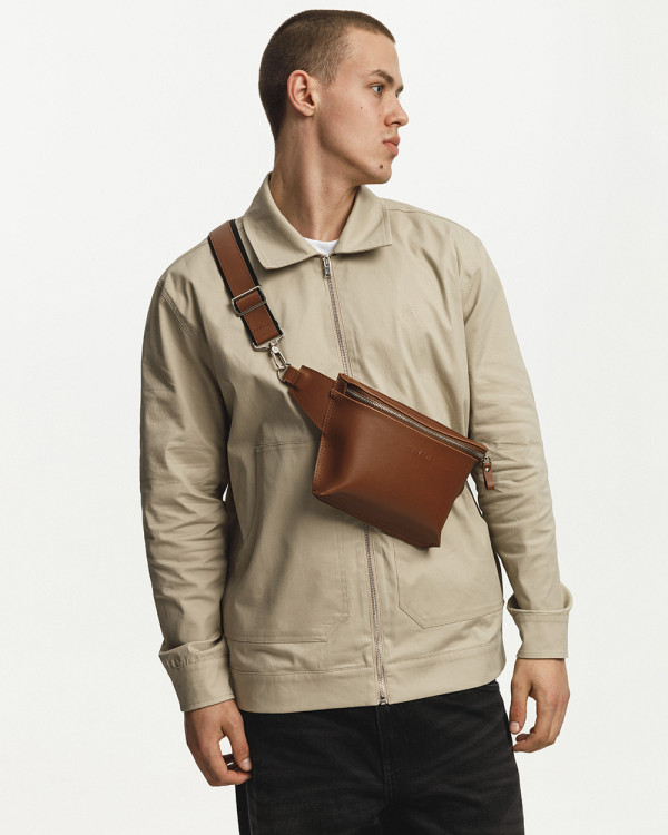 “VINTAGE BAG” ECO LEATHER, CARAMEL