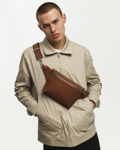 “VINTAGE BAG” ECO LEATHER, CARAMEL
