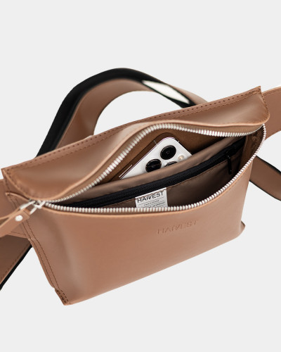 “VINTAGE BAG” ECO LEATHER, CARAMEL