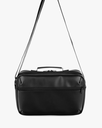 TORBA „DAILY BAG 01” EKOSKÓRA, CZARNA