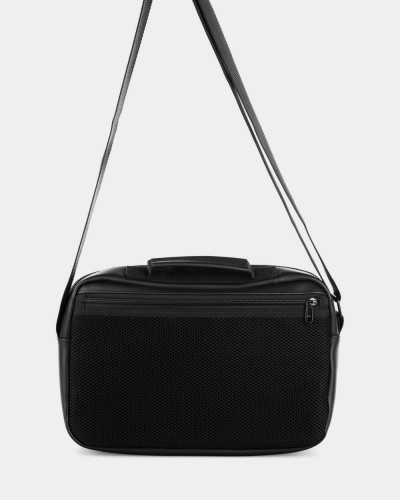 TORBA „DAILY BAG 01” EKOSKÓRA, CZARNA