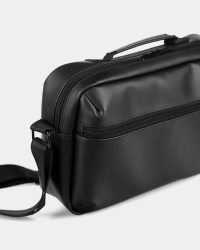 TORBA „DAILY BAG 01” EKOSKÓRA, CZARNA