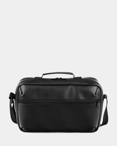 TORBA „DAILY BAG 01” EKOSKÓRA, CZARNA