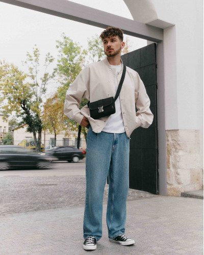 „CLASSIC BAG” POLYESTER, SCHWARZ