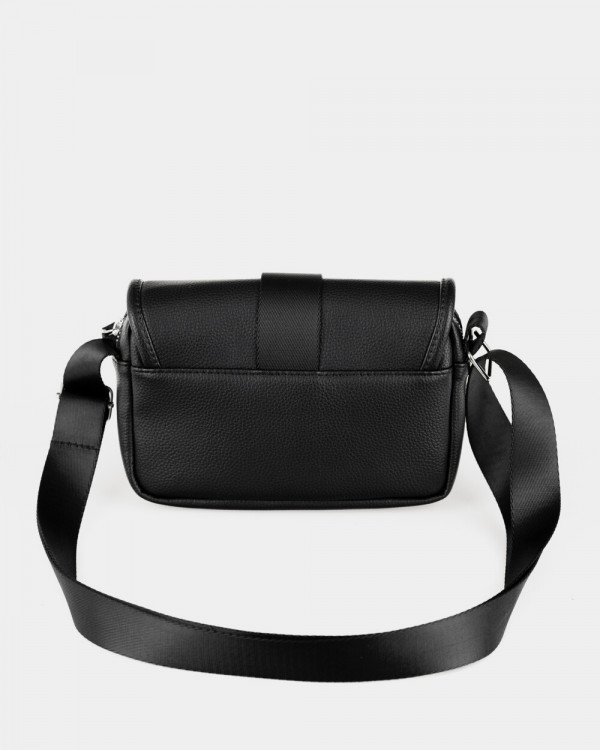 "CLASSIC BAG" SKÓRA EKOLOGICZNA, CZARNA
