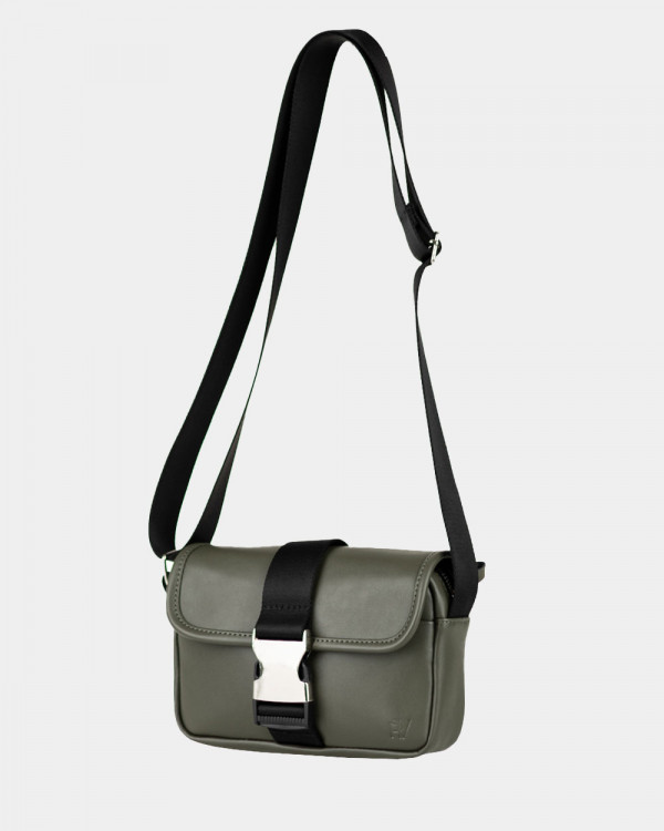 "CLASSIC BAG" SKÓRA EKOLOGICZNA, KHAKI