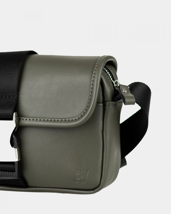 "CLASSIC BAG" SKÓRA EKOLOGICZNA, KHAKI
