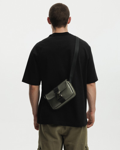 "CLASSIC BAG" SKÓRA EKOLOGICZNA, KHAKI