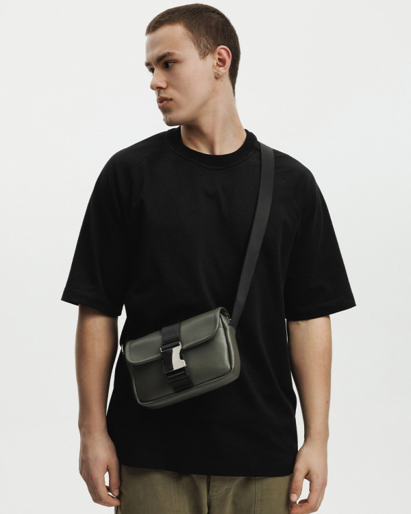 "CLASSIC BAG" SKÓRA EKOLOGICZNA, KHAKI