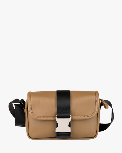 "CLASSIC BAG" SKÓRA EKOLOGICZNA, BRĄZOWA