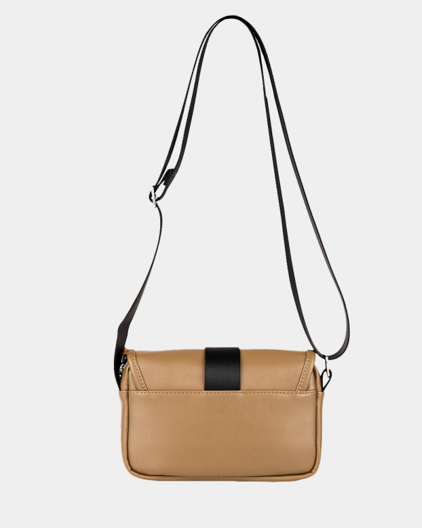 "CLASSIC BAG" SKÓRA EKOLOGICZNA, BRĄZOWA