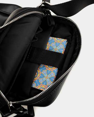 MESSENGER "CLASSIC" ECO-LEATHER BLACK