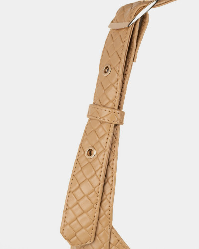 "ROSIE" ECO-LEATHER, BEIGE
