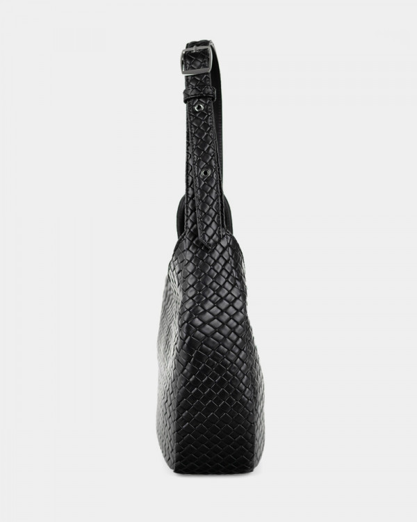 "ROSIE" ECOLEATHER, BLACK