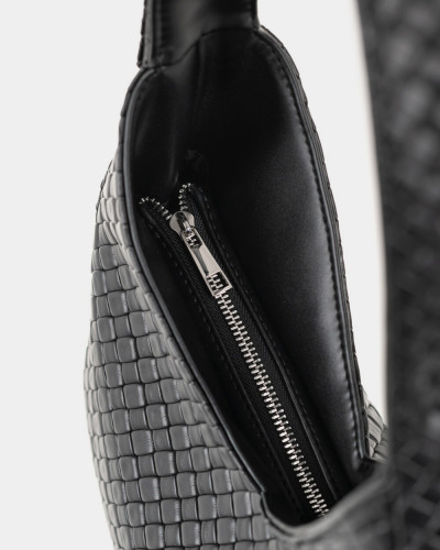 "ROSIE" ECOLEATHER, BLACK