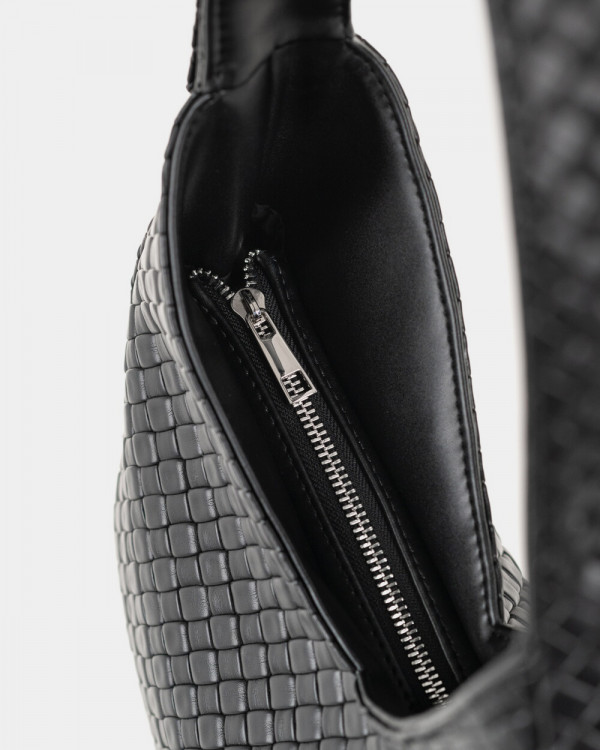 "ROSIE" ECOLEATHER, BLACK