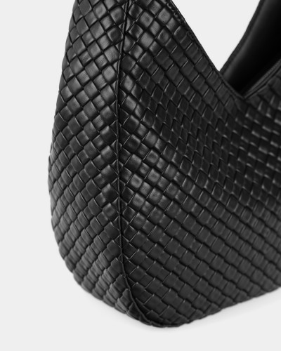 "ROSIE" ECOLEATHER, BLACK