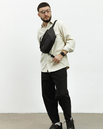 „TECH BAG 01” POLYESTER, SCHWARZ