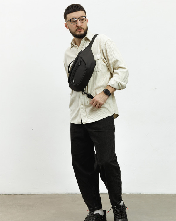 „TECH BAG 01” POLYESTER, SCHWARZ