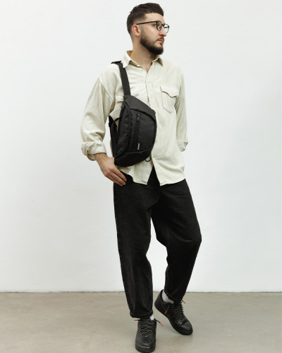 „TECH BAG 01” POLYESTER, SCHWARZ