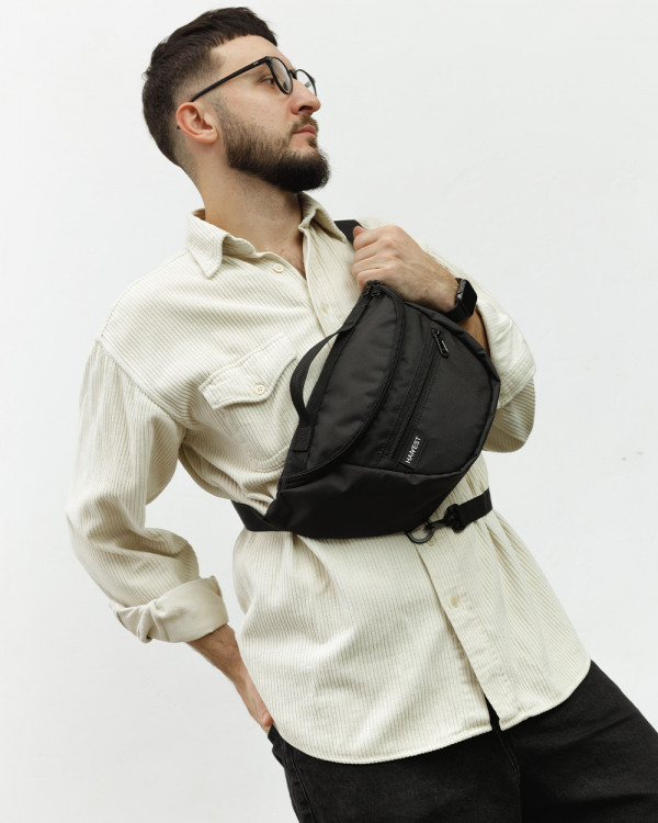 „TECH BAG 01” POLYESTER, SCHWARZ