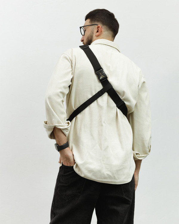„TECH BAG 01” POLYESTER, SCHWARZ