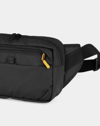"HIP PACK 01" POLIESTER, CZARNY