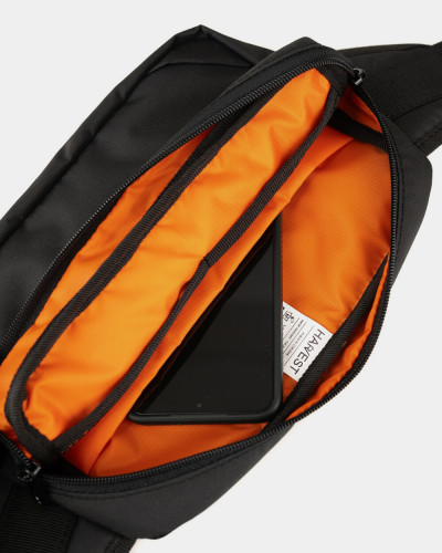 "HIP PACK 01" POLIESTER, CZARNY