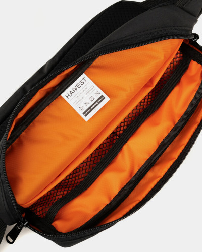 "HIP PACK 01" POLIESTER, CZARNY