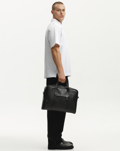 "NOIR" ECO-LEATHER, BLACK
