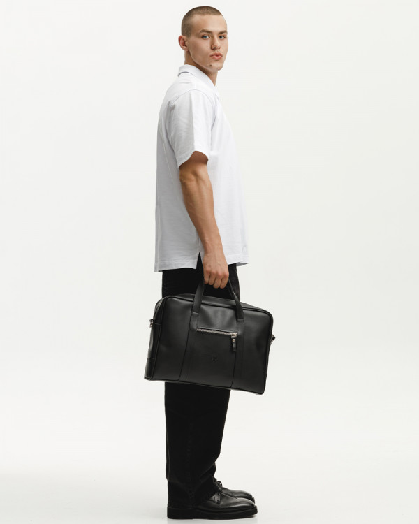 "NOIR" ECO-LEATHER, BLACK