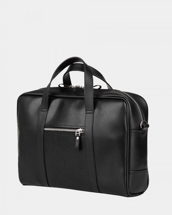 "NOIR" ECO-LEATHER, BLACK