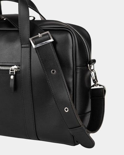 "NOIR" ECO-LEATHER, BLACK