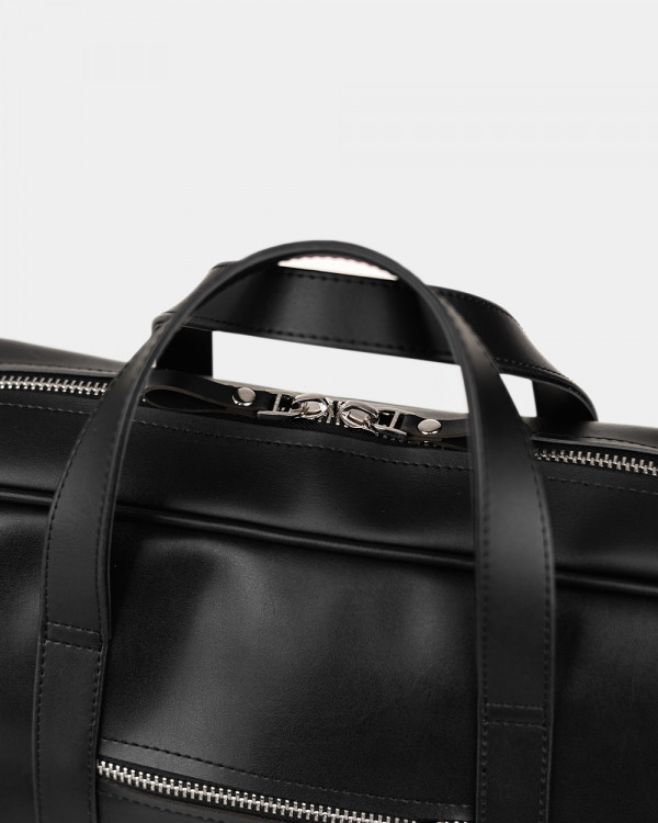 "NOIR" ECO-LEATHER, BLACK