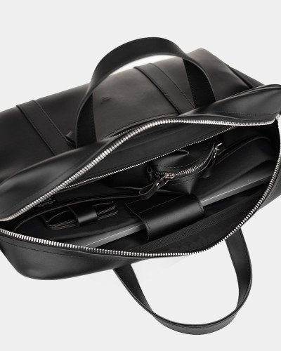 "NOIR" ECO-LEATHER, BLACK