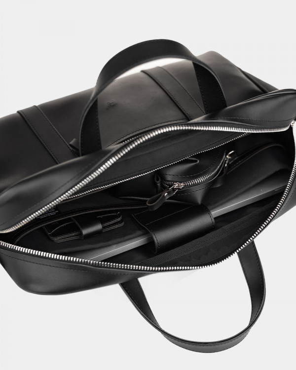 "NOIR" ECO-LEATHER, BLACK