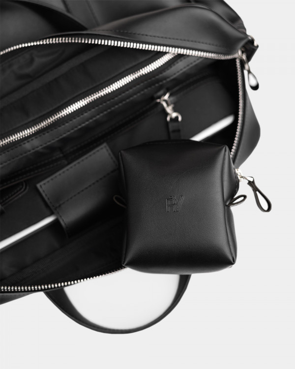 "NOIR" ECO-LEATHER, BLACK