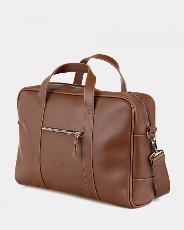 "NOIR" ECO-LEATHER, CARAMEL
