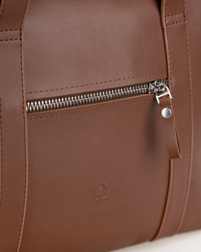"NOIR" ECO-LEATHER, CARAMEL
