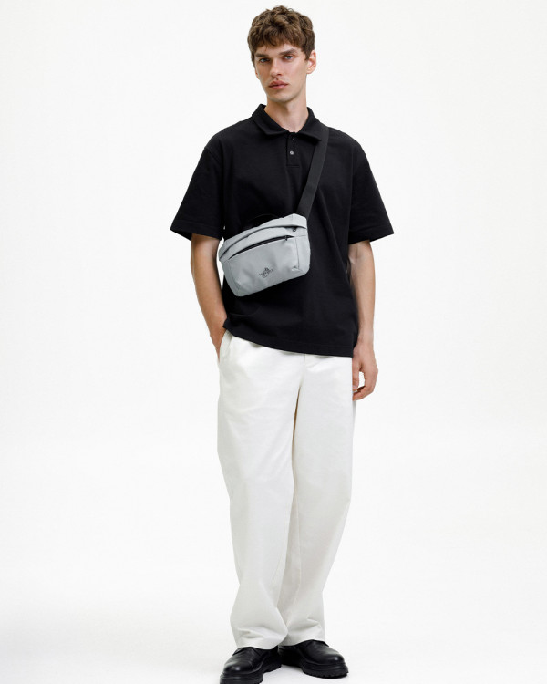"BASIC BAG" POLYESTER, LIGHT GREY