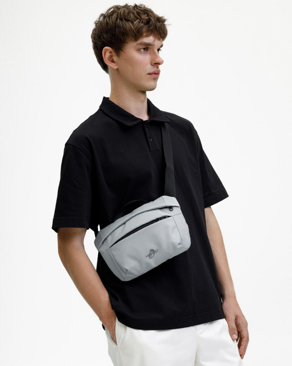 "BASIC BAG" POLYESTER, LIGHT GREY