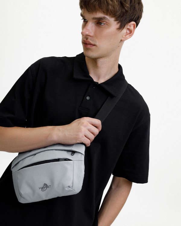 "BASIC BAG" POLYESTER, LIGHT GREY