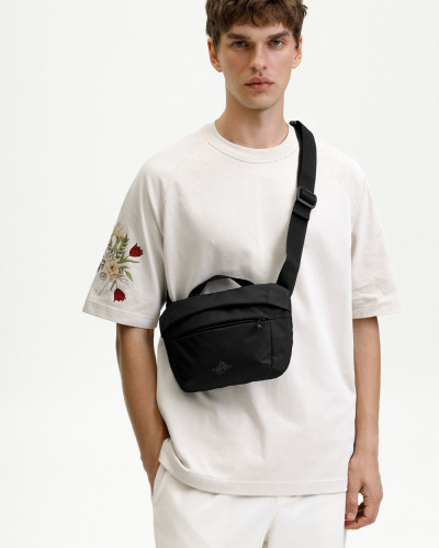 "BASIC BAG 01" POLIESTER, CZARNY