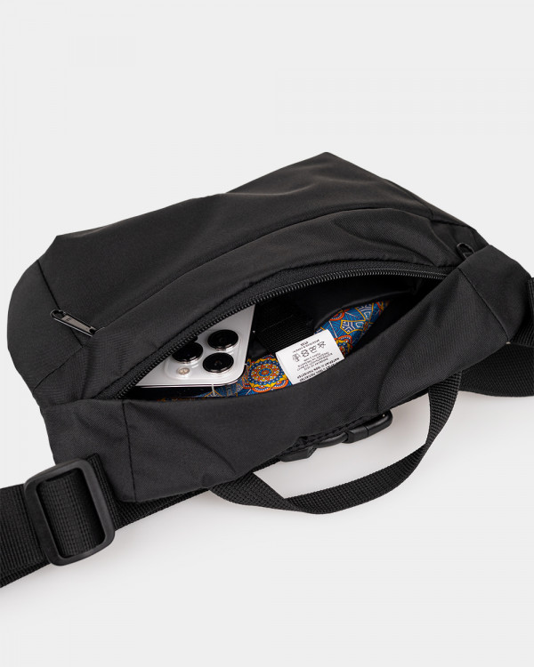 "BASIC BAG 01" POLIESTER, CZARNY