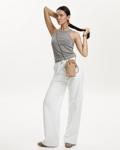 "PHONE BAG" NYLON, BEIGE