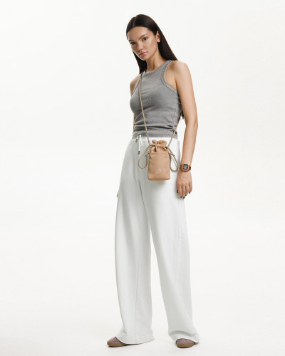 "PHONE BAG" NYLON, BEIGE