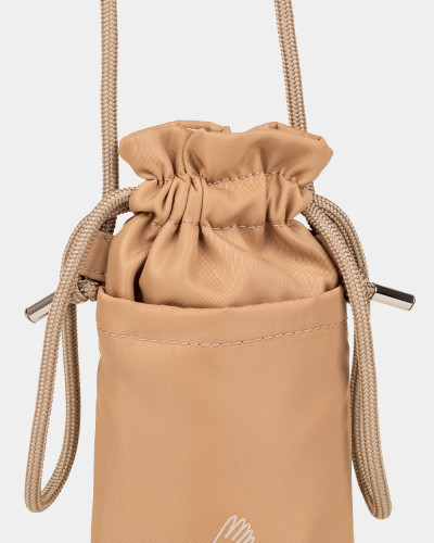 "PHONE BAG" NYLON, BEIGE